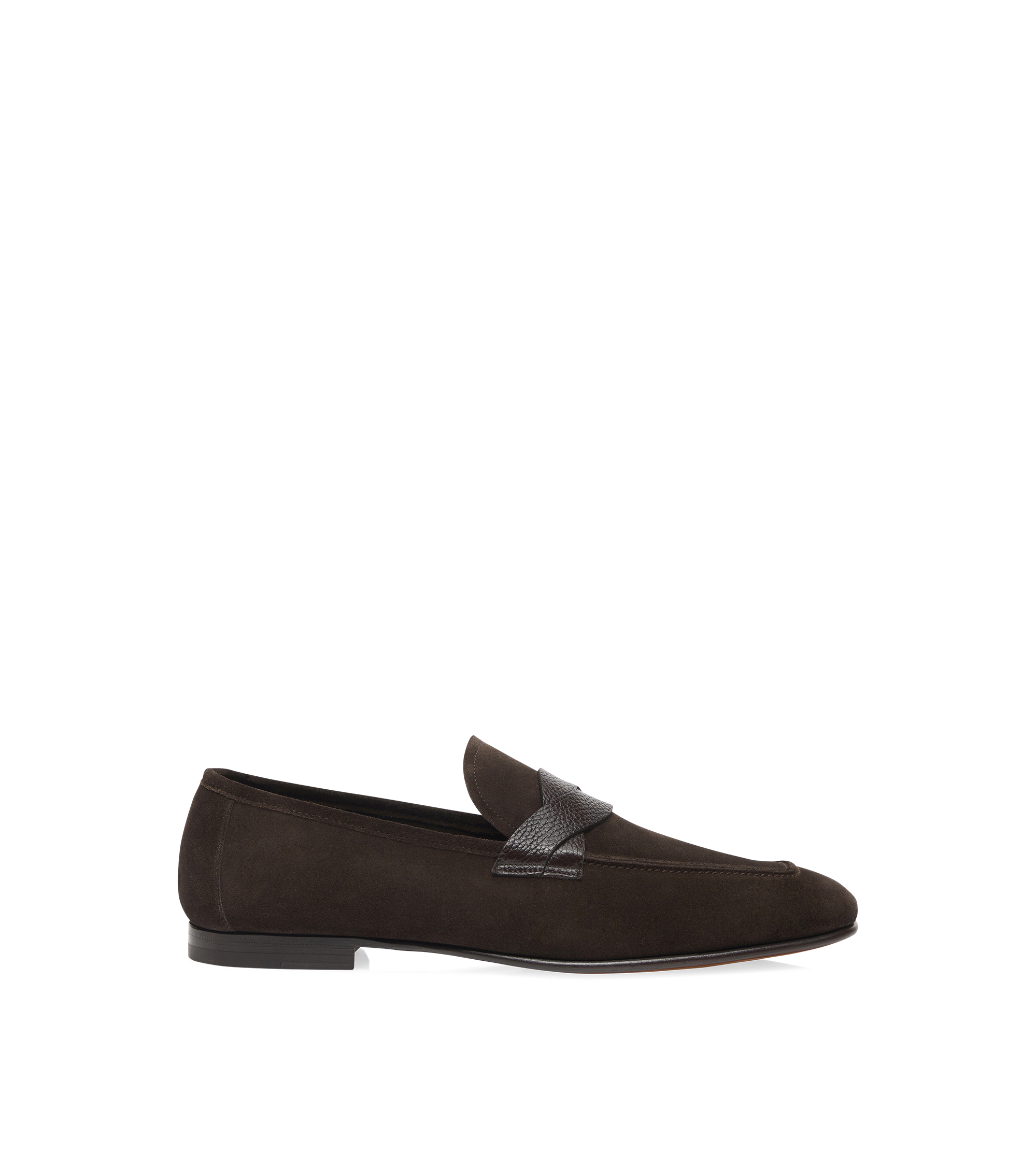 SUEDE SEAN TWISTED BAND LOAFER