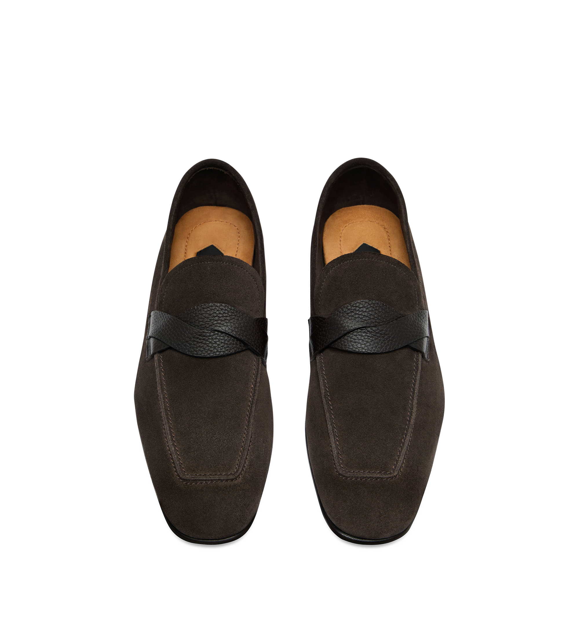 SUEDE SEAN TWISTED BAND LOAFER