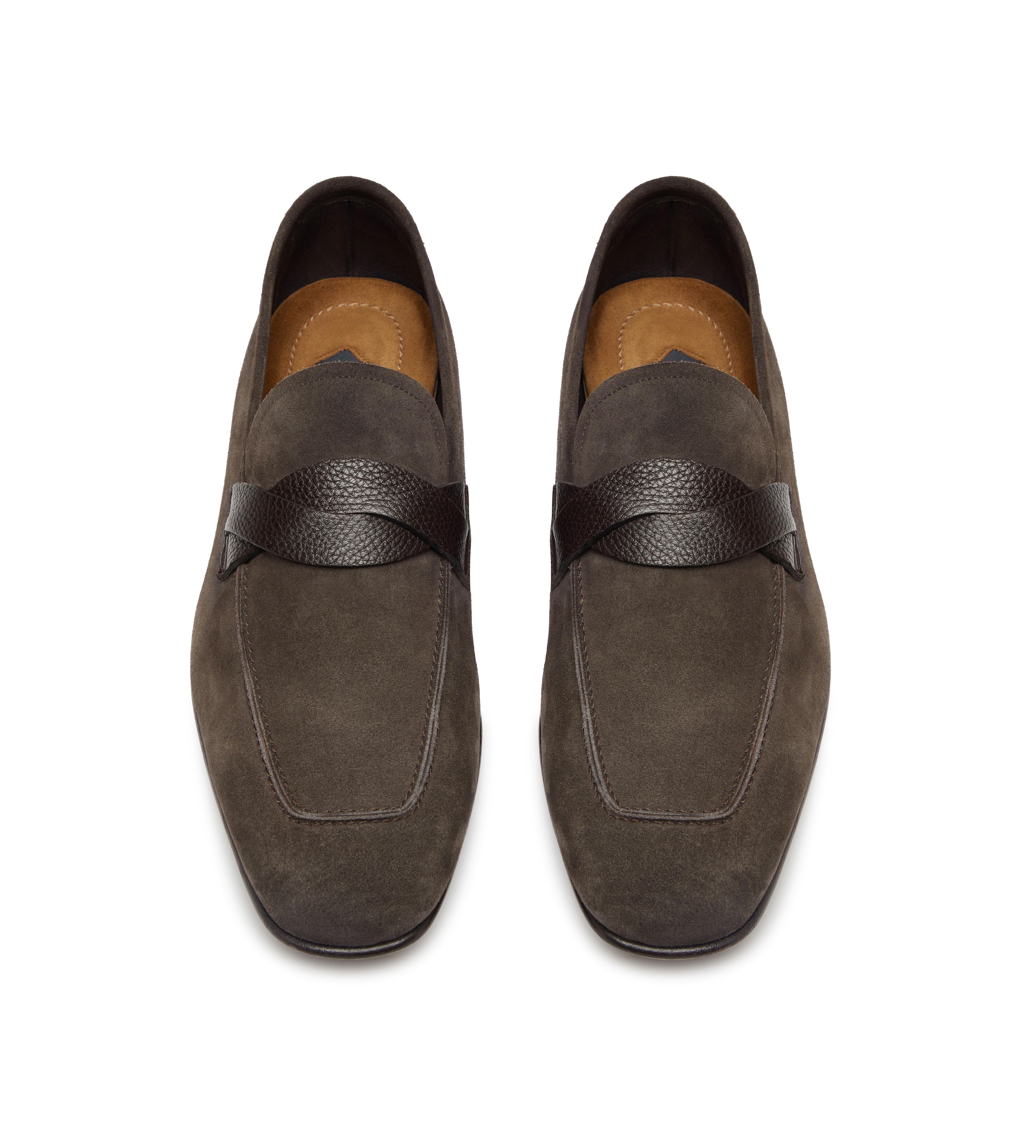 SUEDE SEAN TWISTED BAND LOAFER