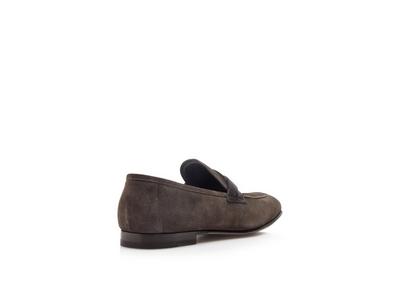 SUEDE SEAN TWISTED BAND LOAFER image number 2