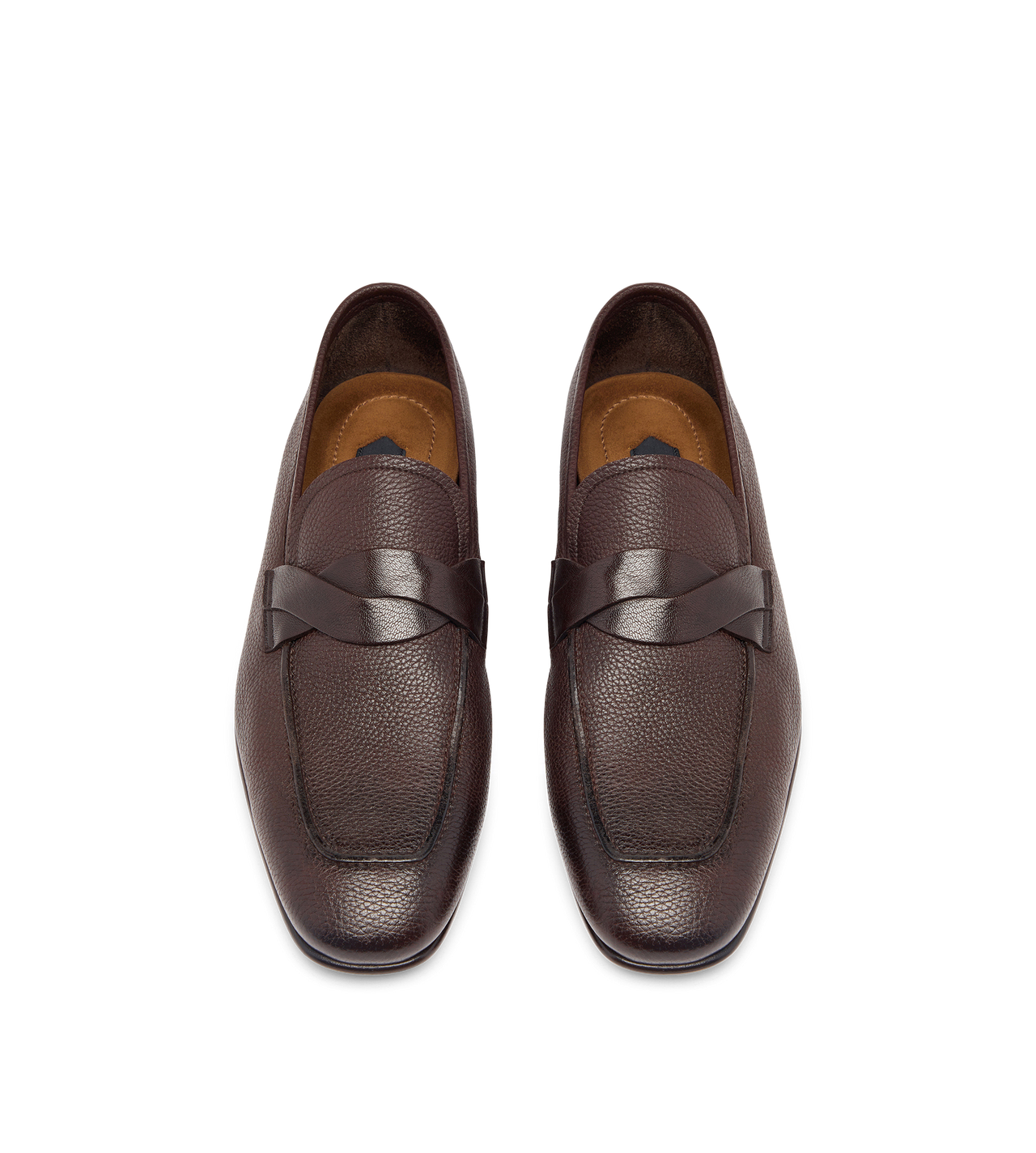 GRAIN LEATHER SEAN TWISTED BAND LOAFER image number 1