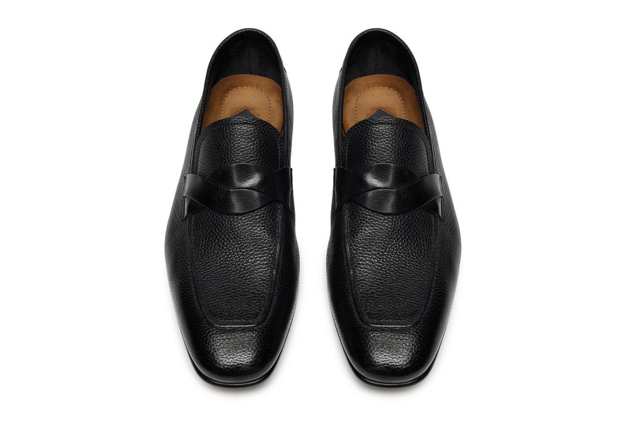 GRAIN LEATHER SEAN TWISTED BAND LOAFER image number 1