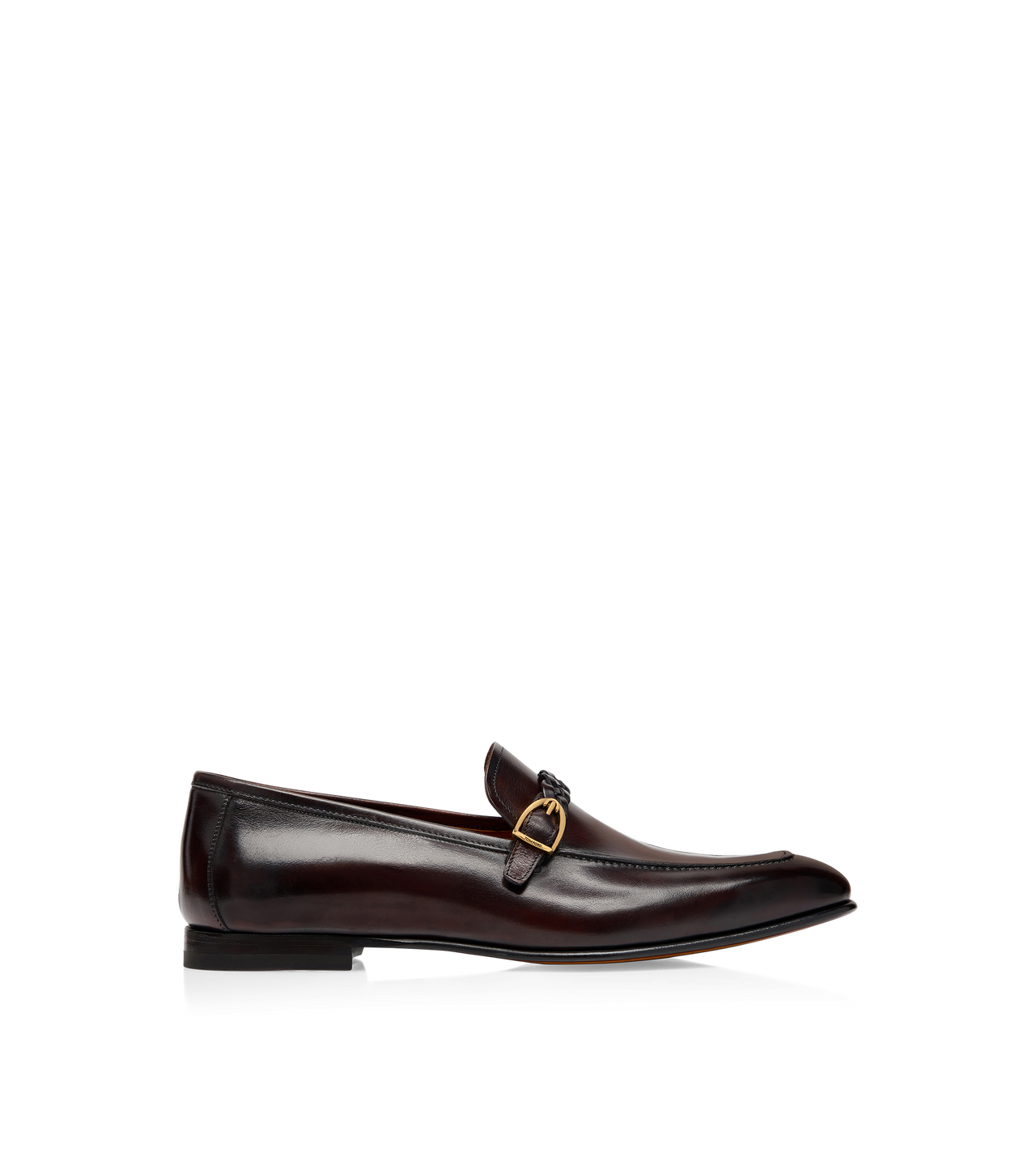 BURNISHED LEATHER MARTIN LOAFER image number 0