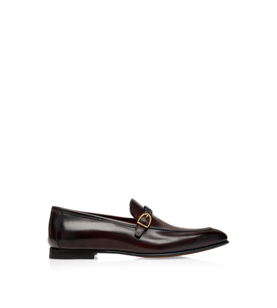 BURNISHED LEATHER MARTIN LOAFER image number 0