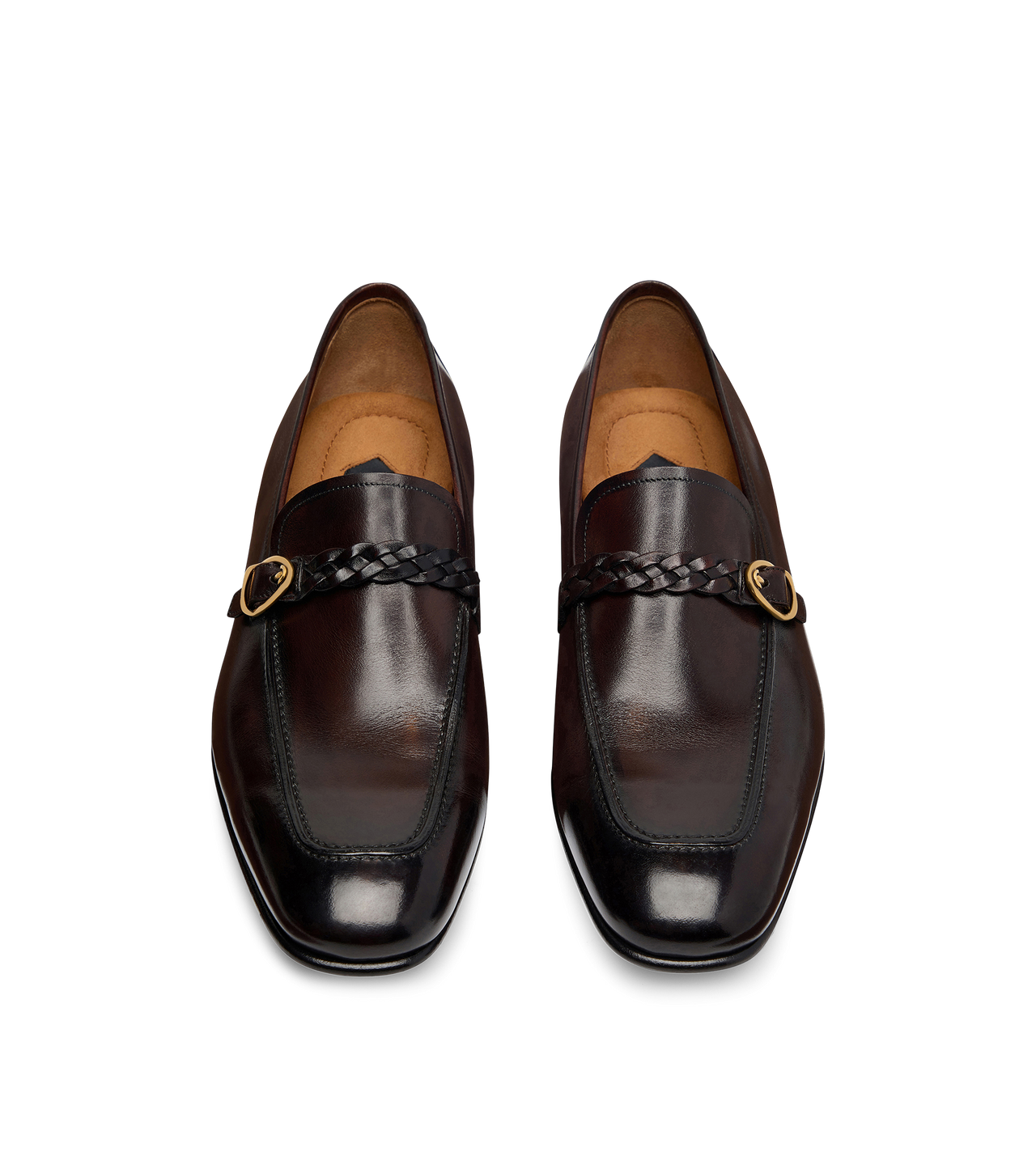 BURNISHED LEATHER MARTIN LOAFER image number 1