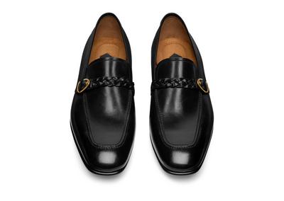 BURNISHED LEATHER MARTIN LOAFER image number 1