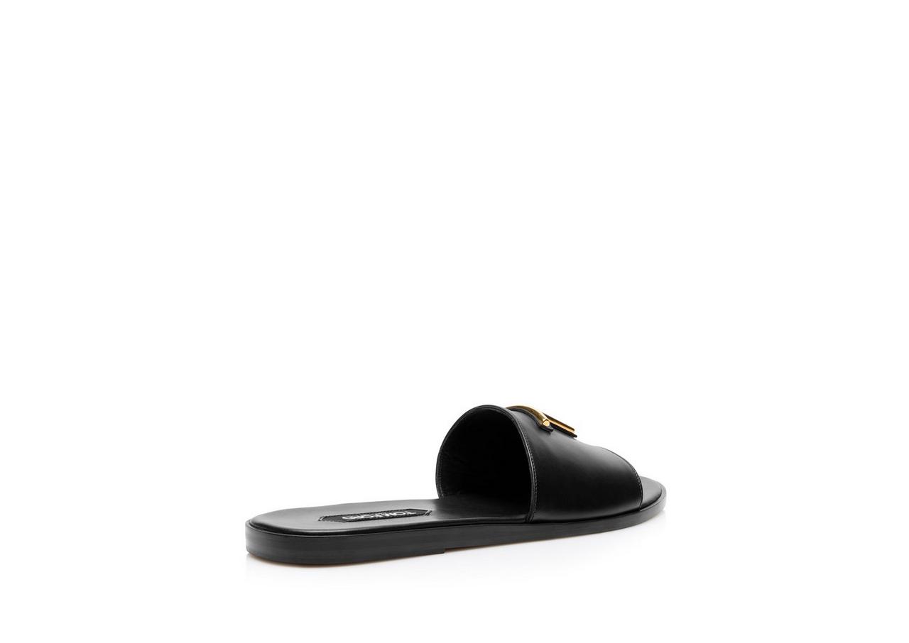 SMOOTH LEATHER BRIGHTON SLIDE