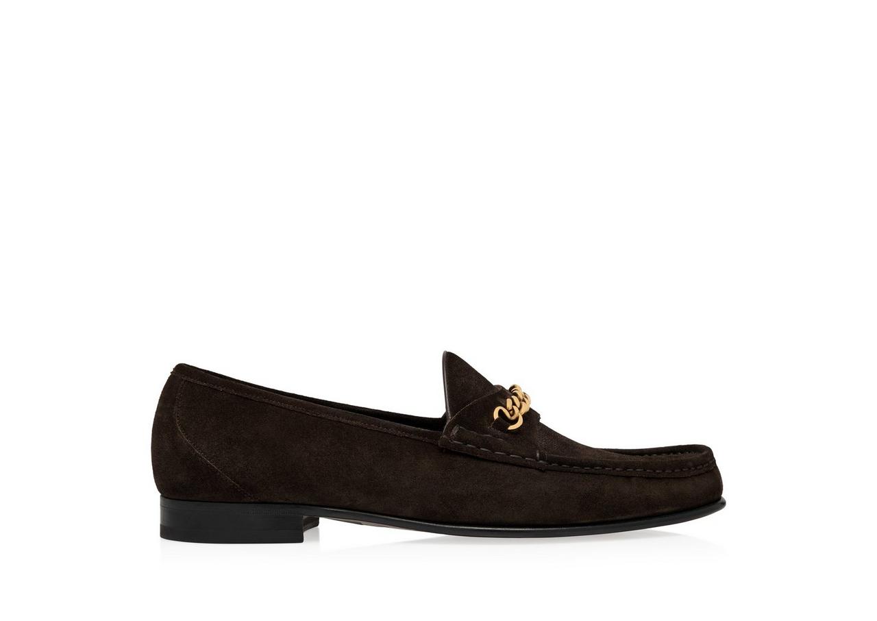 SUEDE YORK CHAIN LOAFER | Tom Ford Fashion SUEDE YORK CHAIN LOAFER | Tom Ford Fashion