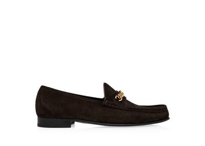 SUEDE YORK CHAIN LOAFER