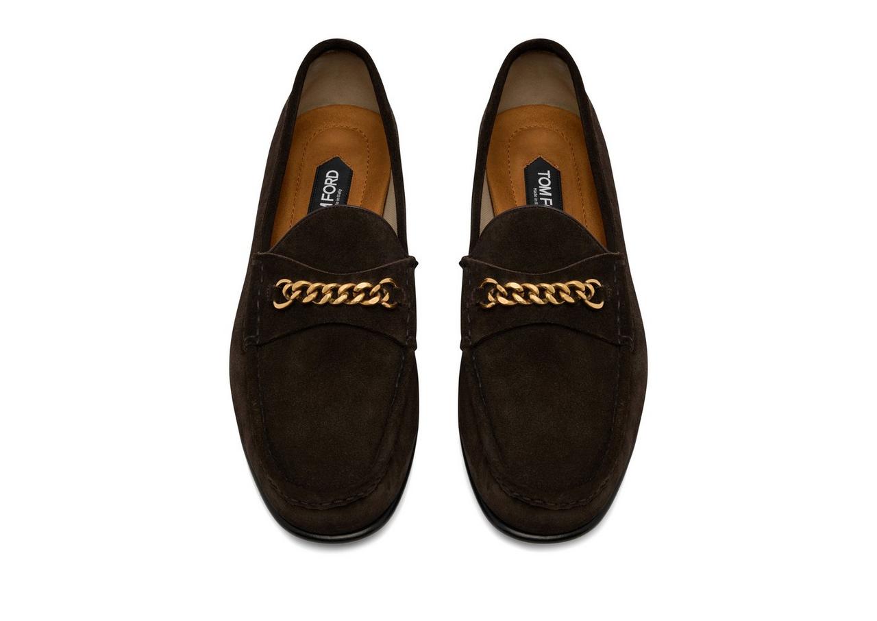 SUEDE YORK CHAIN LOAFER image number 1