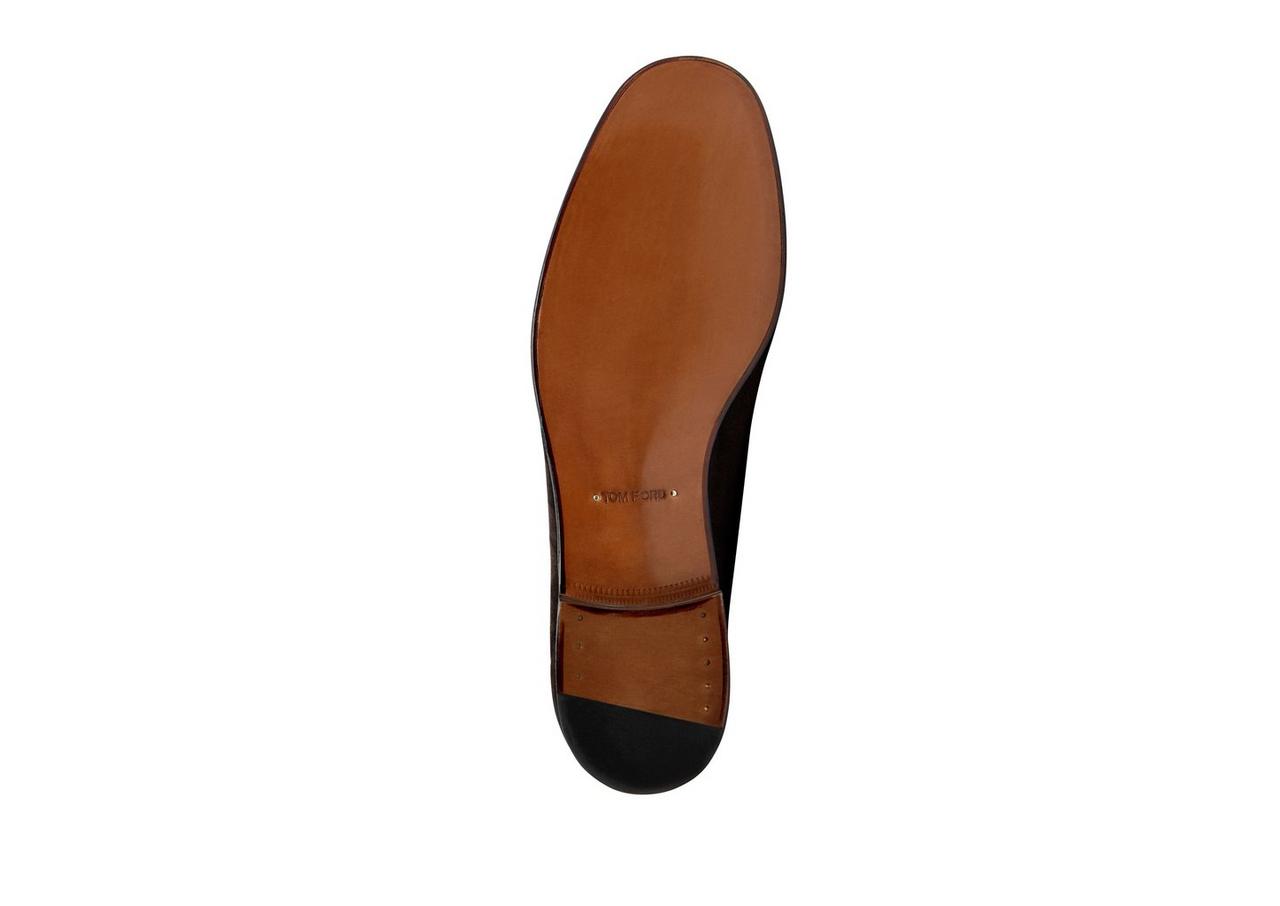 SUEDE YORK CHAIN LOAFER