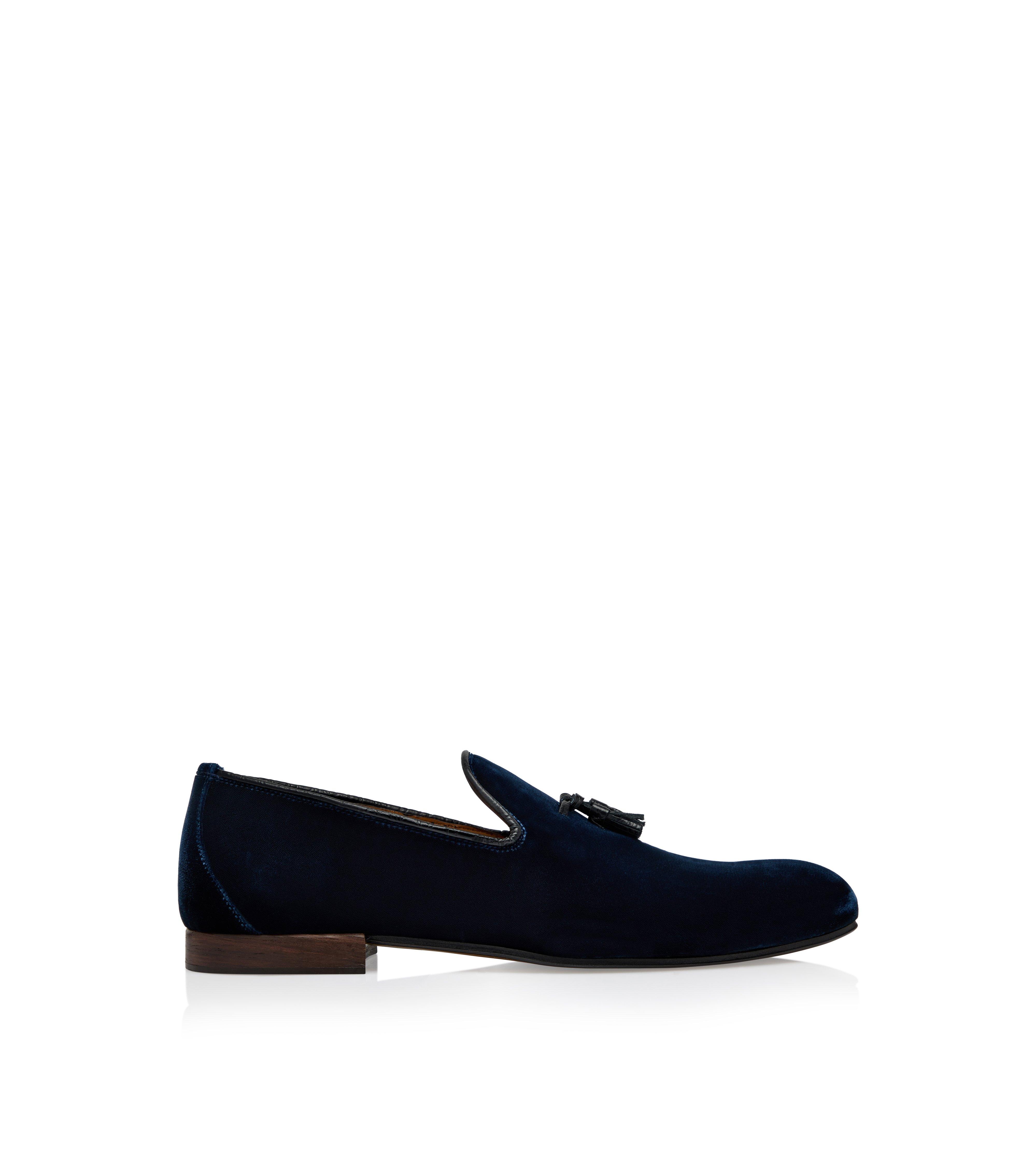 VELVET NICOLAS TASSEL SLIPPER