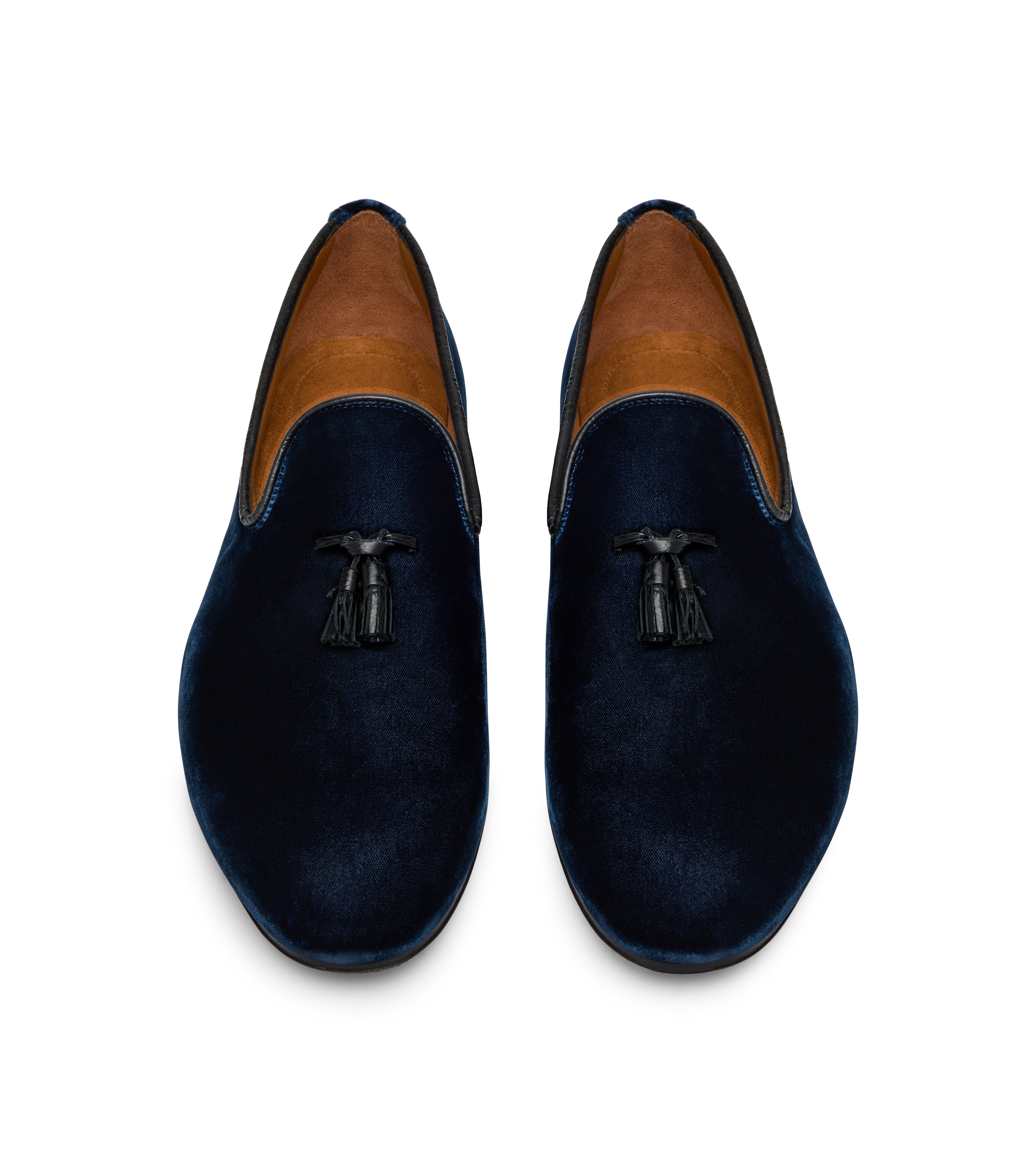 VELVET NICOLAS TASSEL SLIPPER