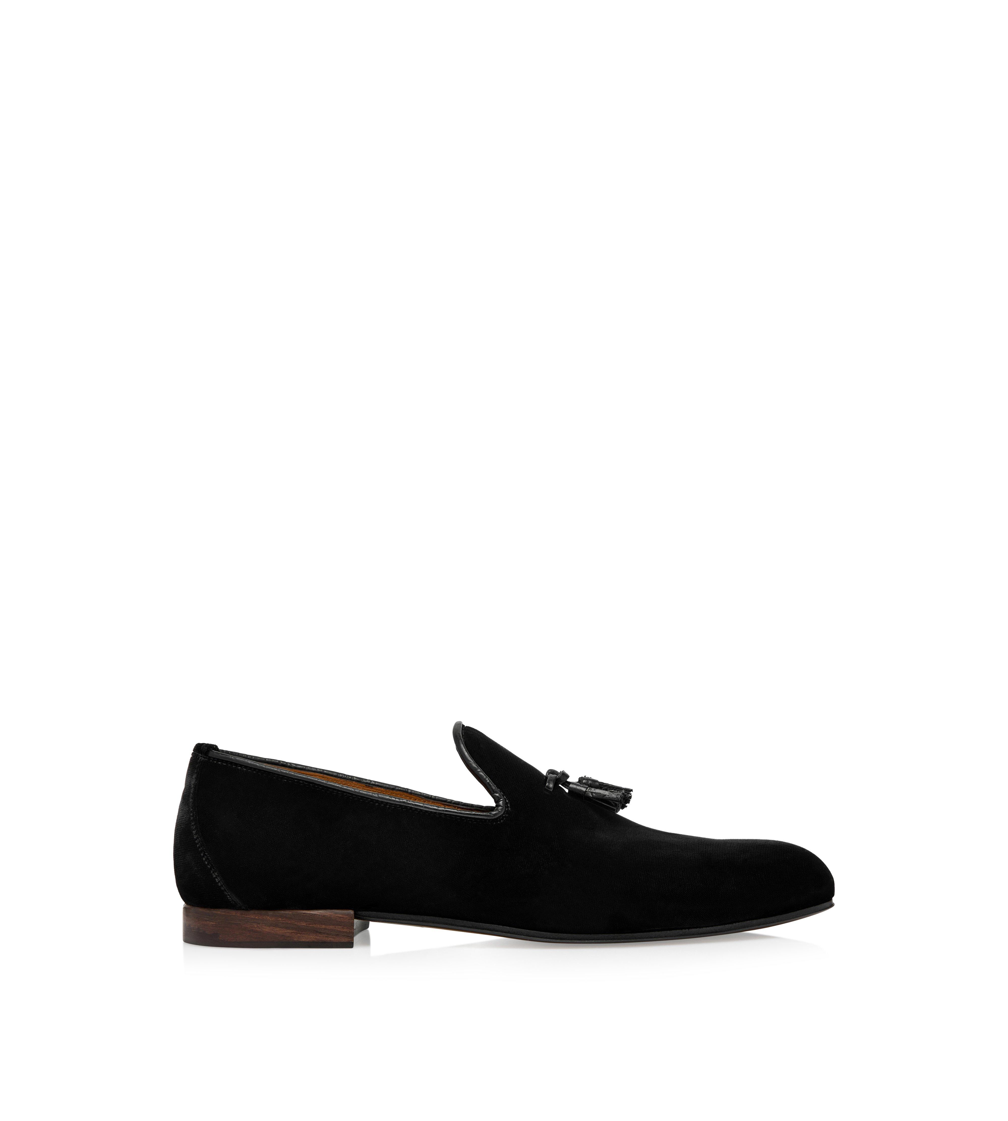 VELVET NICOLAS TASSEL SLIPPER