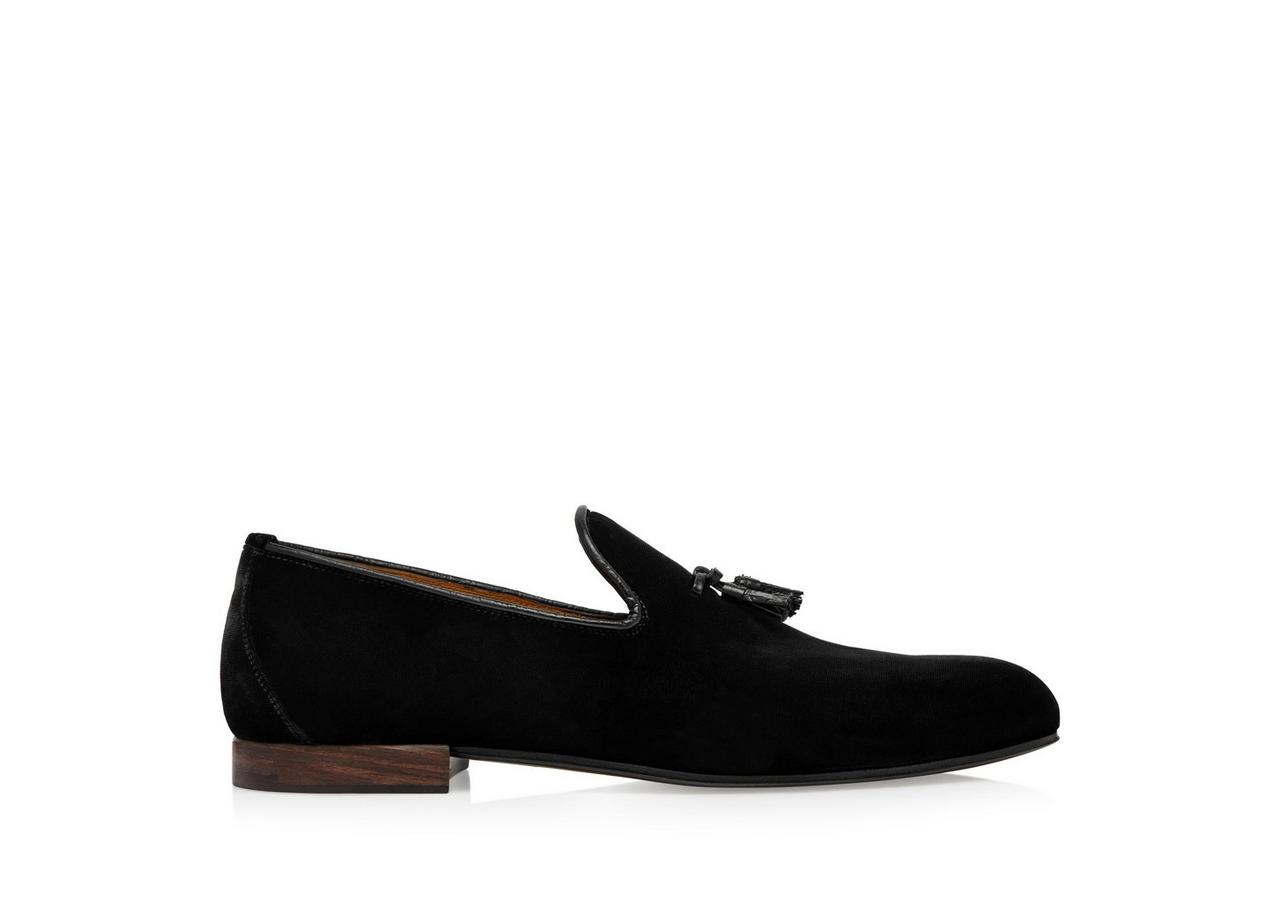 VELVET NICOLAS TASSEL SLIPPER image number 0