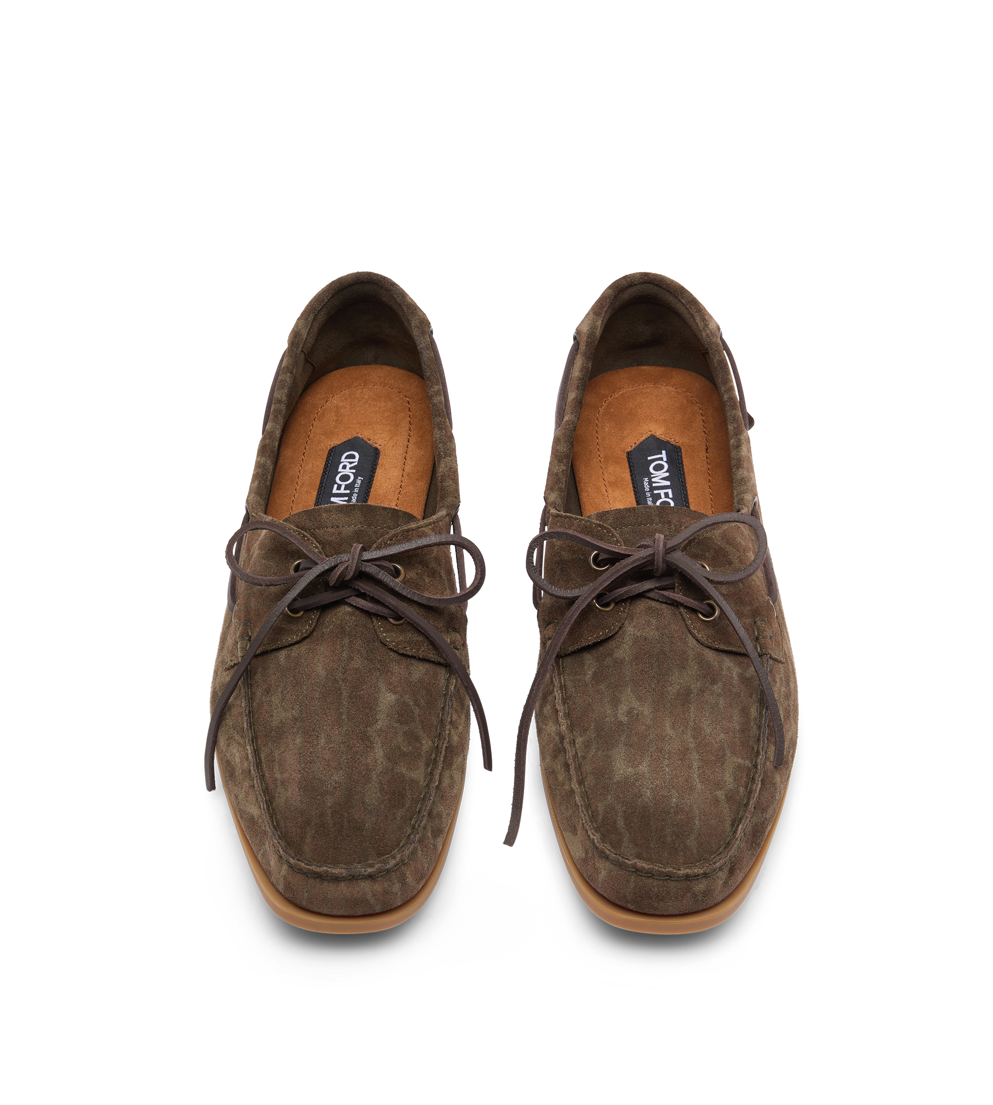 OCELOT PRINT SUEDE ROBIN BOAT SHOE
