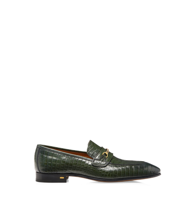 PRINTED CROC BAILEY CHAIN LOAFER image number 0