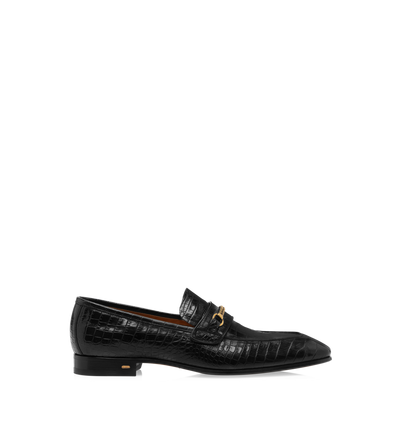 PRINTED CROC BAILEY CHAIN LOAFER image number 0