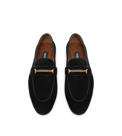 SUEDE LIAM CHAIN LOAFER image number 1
