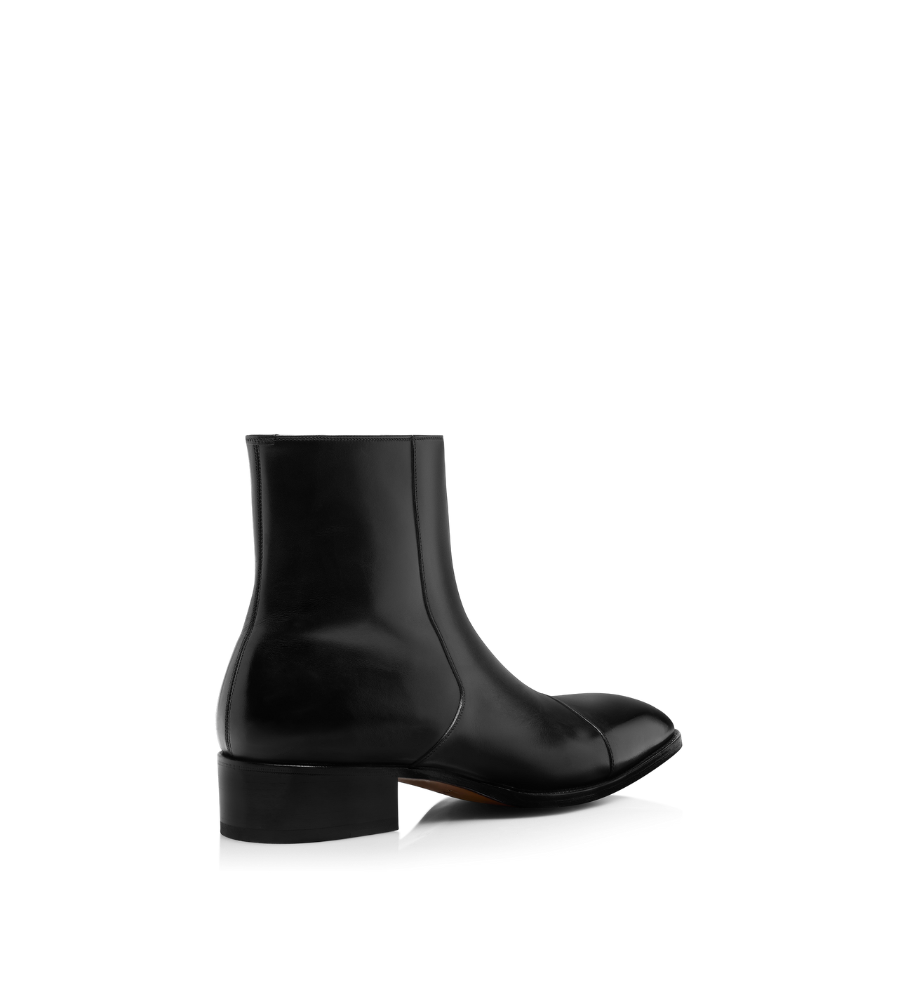 BURNISHED LEATHER HAINAUT ZIP BOOT image number 2