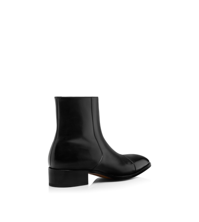 BURNISHED LEATHER HAINAUT ZIP BOOT image number 2