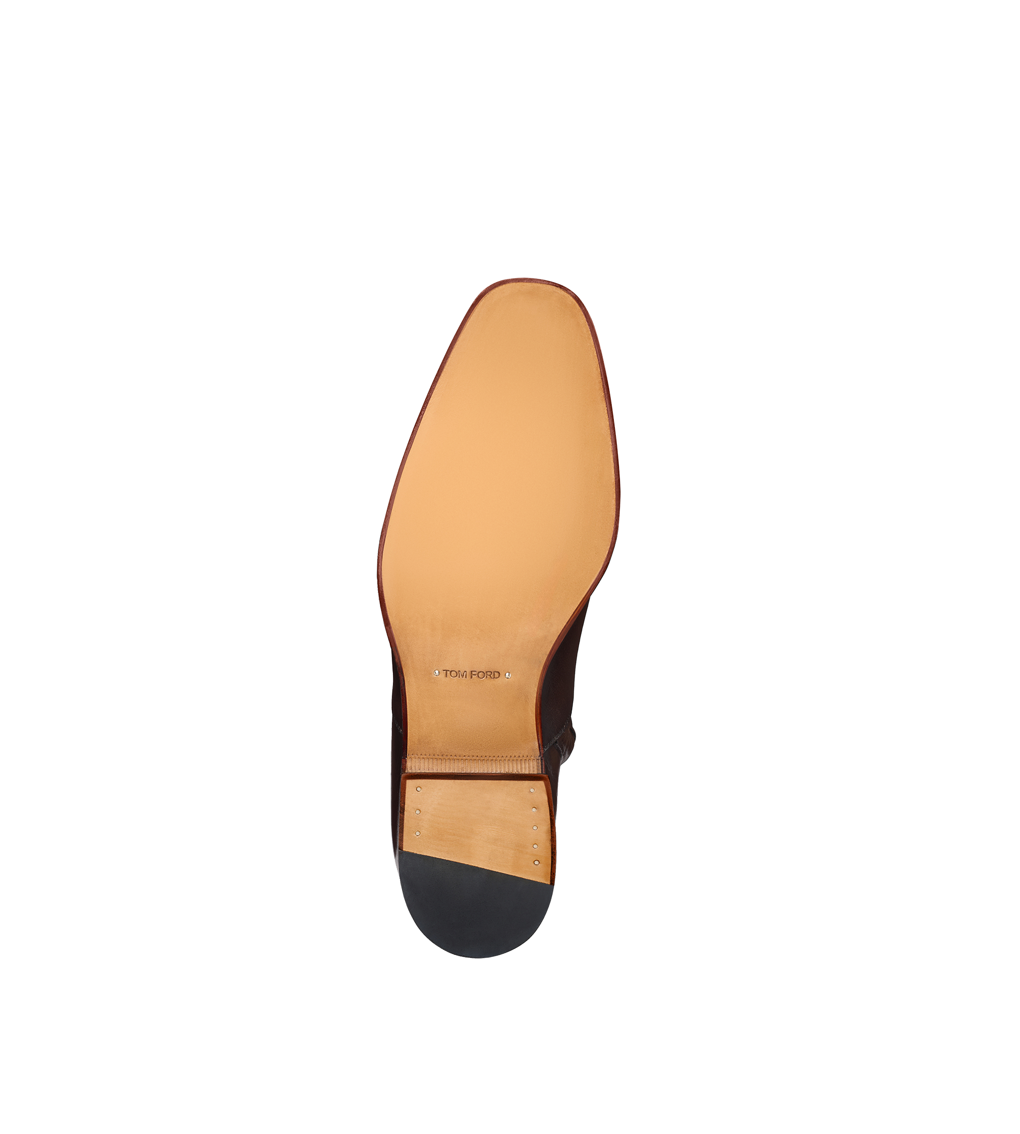BURNISHED LEATHER HAINAUT ZIP BOOT | Tom Ford Fashion