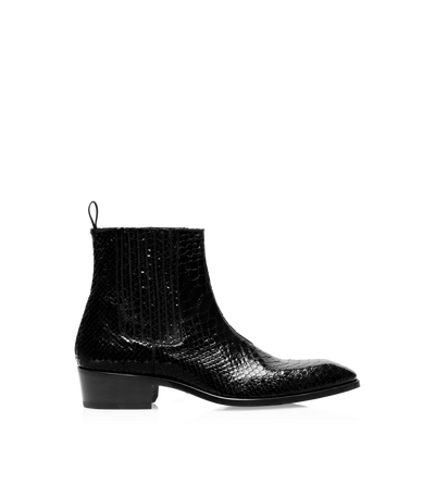 STAMPED PYTHON KENNETH CHELSEA BOOT image number 0