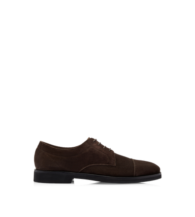 SUEDE LIGHT SOLE DERBY LACE-UP image number 0