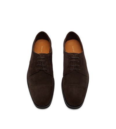 SUEDE LIGHT SOLE DERBY LACE-UP image number 1