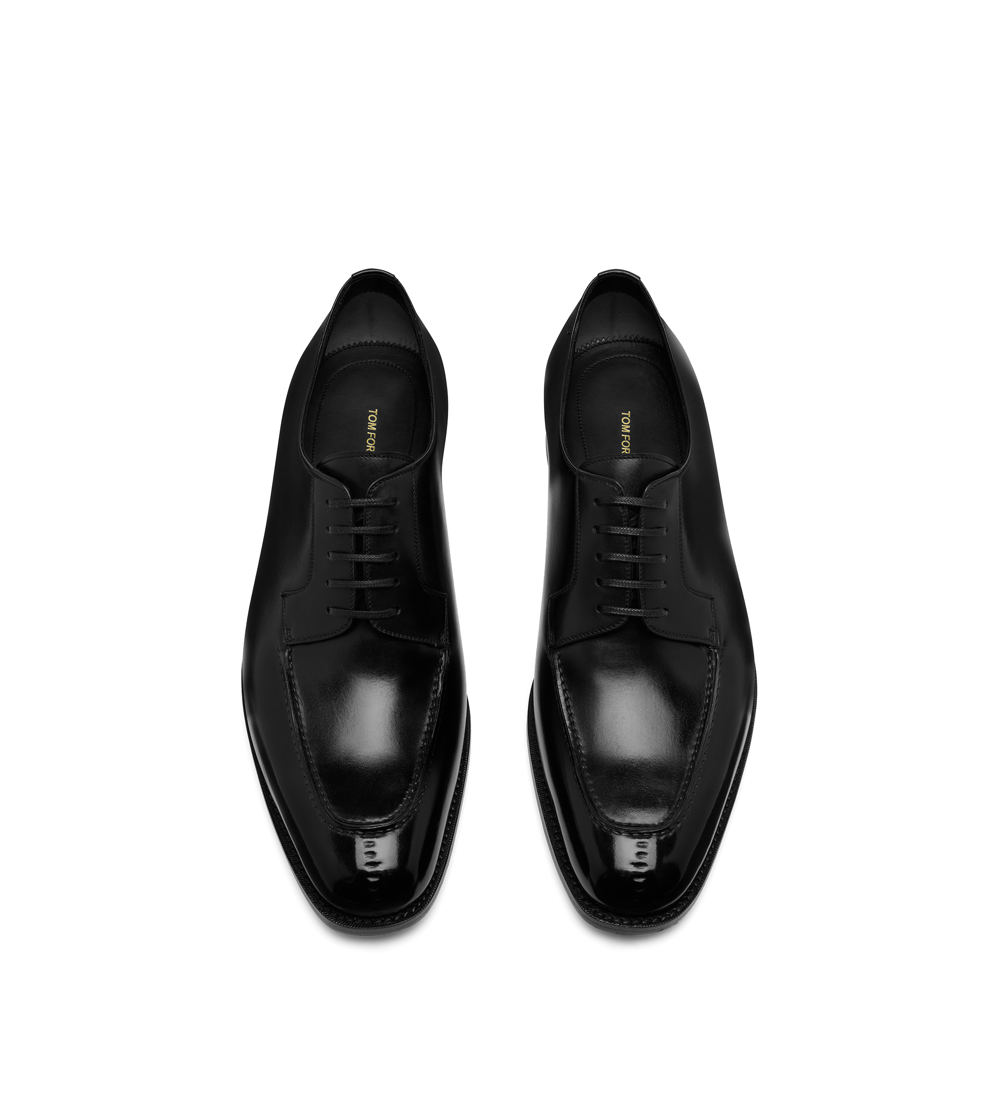 BURNISHED LEATHER TUDOR LACE-UP