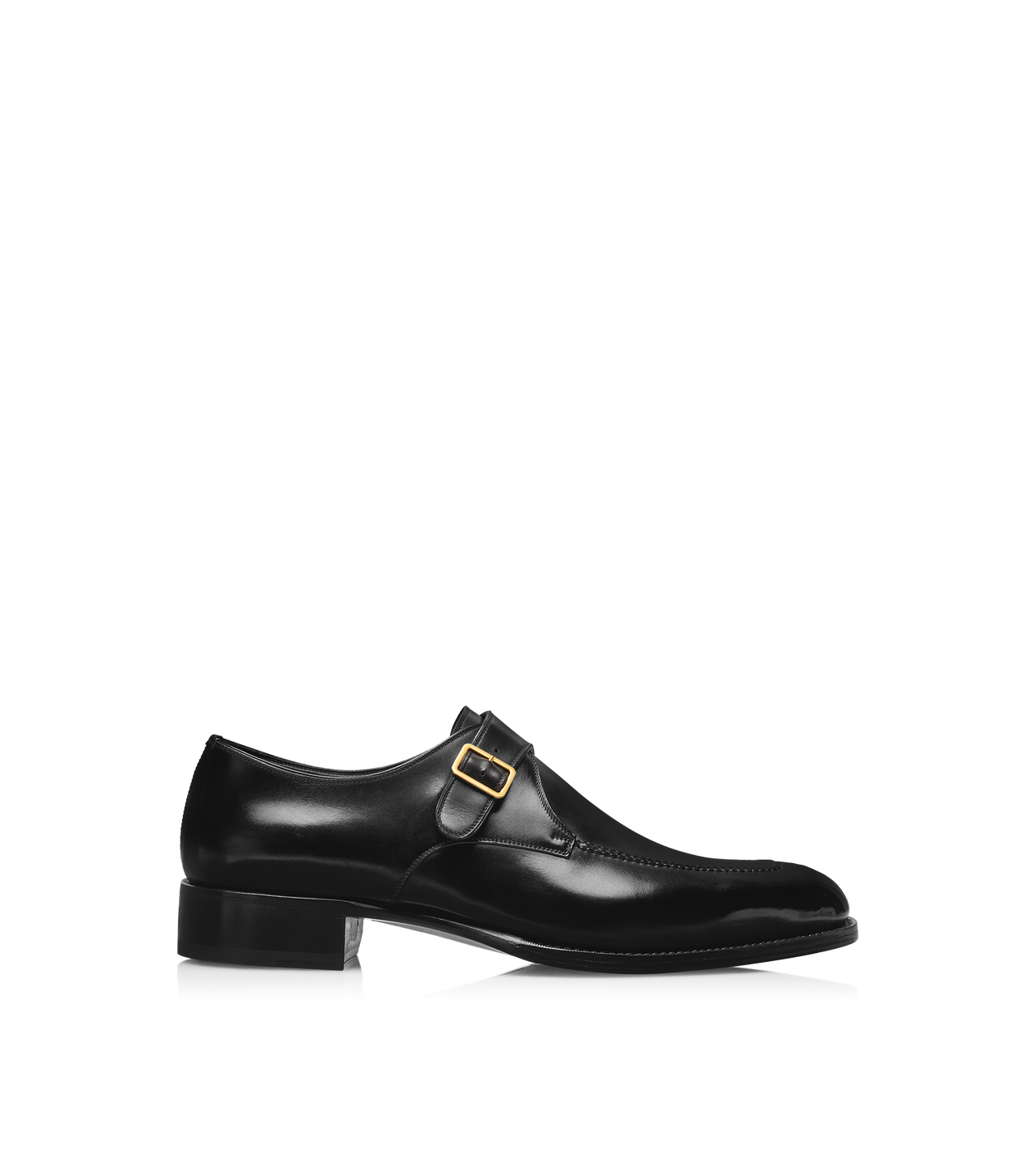 BURNISHED LEATHER TUDOR SINGLE MONK STRAP image number 0