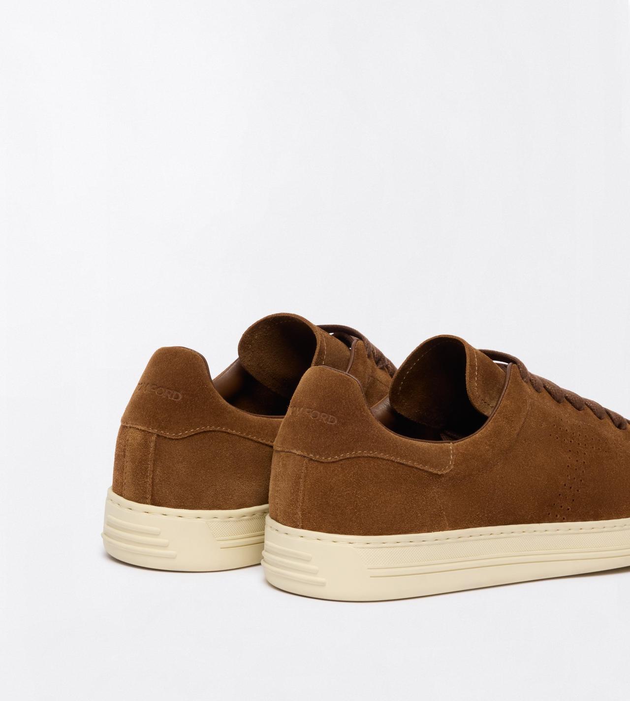 TOM FORD LEATHER WHISKY + CREAM SUEDE WARWICK SNEAKER