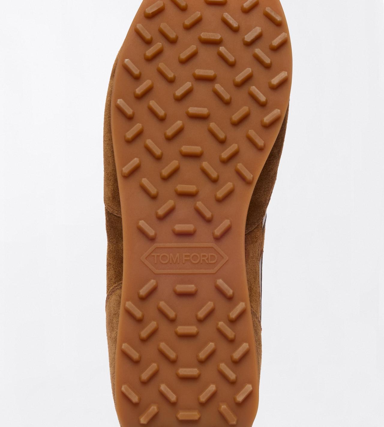 TOM FORD LEATHER WHISKY + AMBER SUEDE MICK SNEAKER&nbsp;
