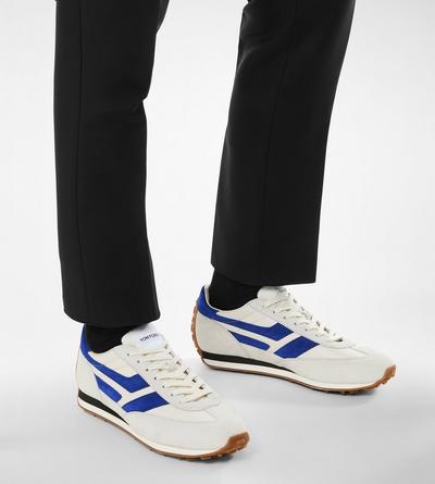 SMOOTH LEATHER AND SUEDE MICK SNEAKER image number 5