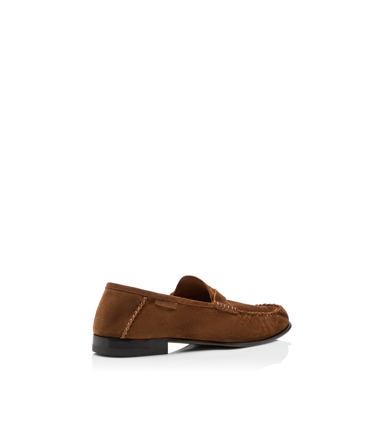 TOM FORD LEATHER WHISKY SUEDE TWISTED BAND RIPLEY LOAFER