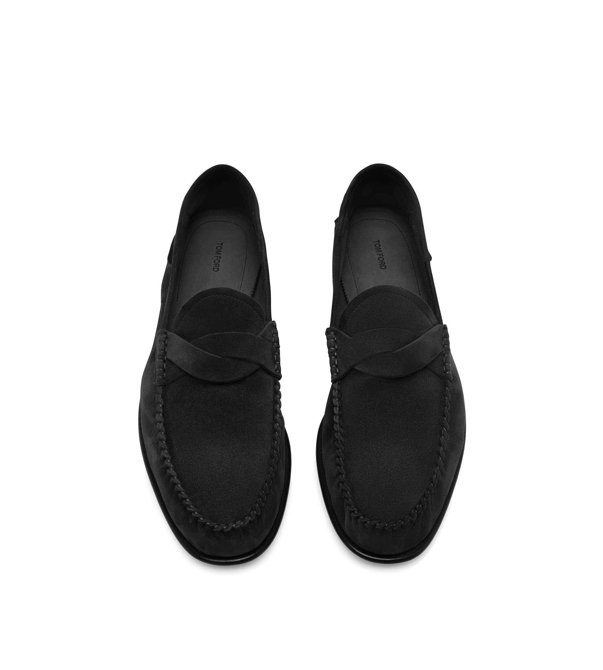 SUEDE TWISTED BAND RIPLEY LOAFER | TOM FORD Fashion
