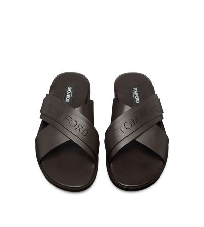 SMOOTH LEATHER PRESTON SANDAL image number 1