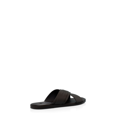 SMOOTH LEATHER PRESTON SANDAL image number 2