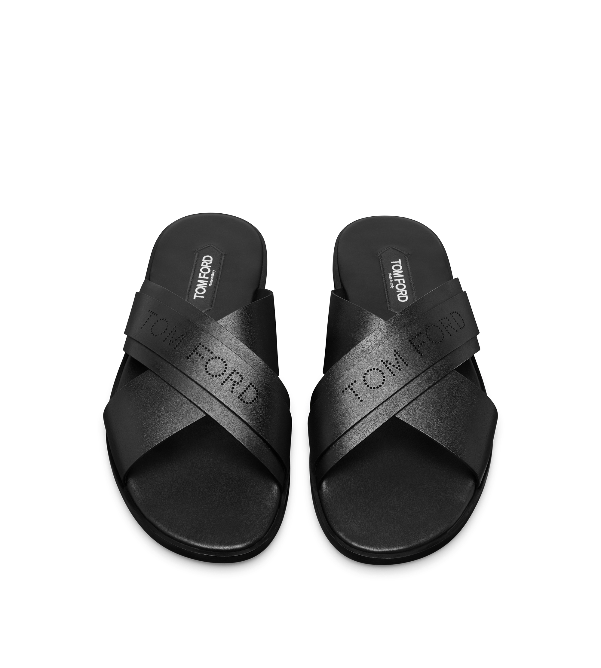 SMOOTH LEATHER PRESTON SANDAL | Tom Ford Fashion
