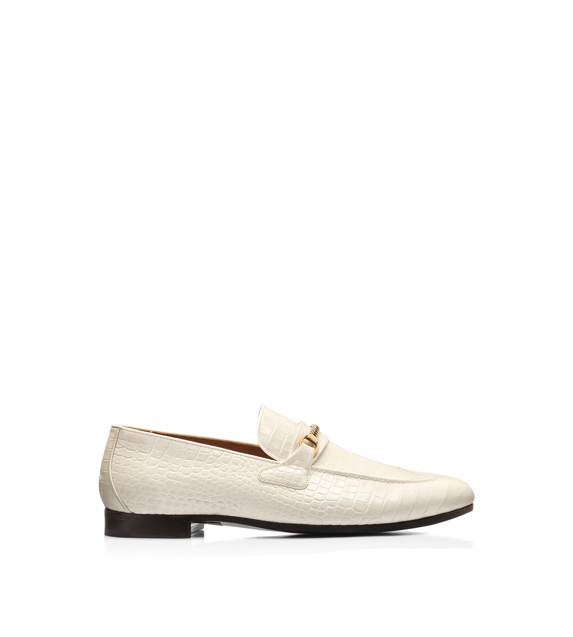 PRINTED CROC GIGI CHAIN LOAFER