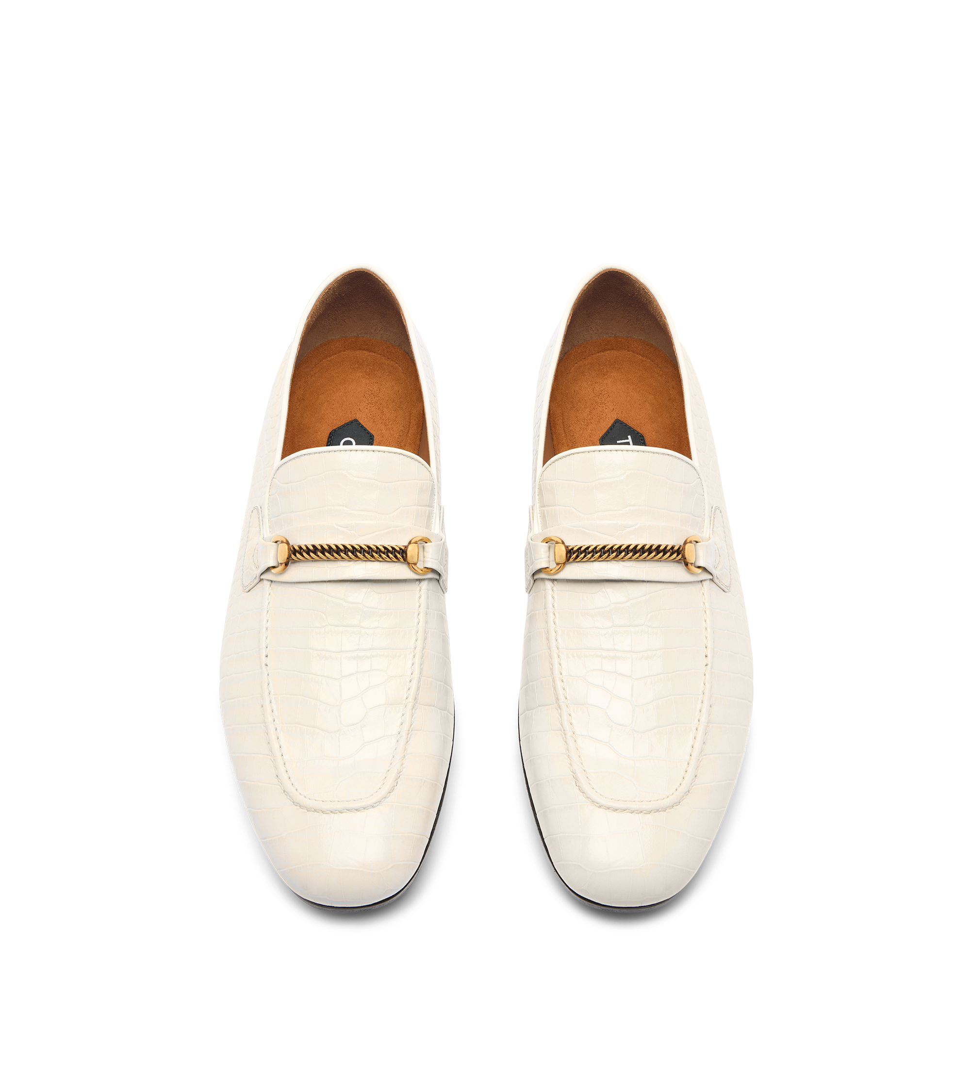 PRINTED CROC GIGI CHAIN LOAFER