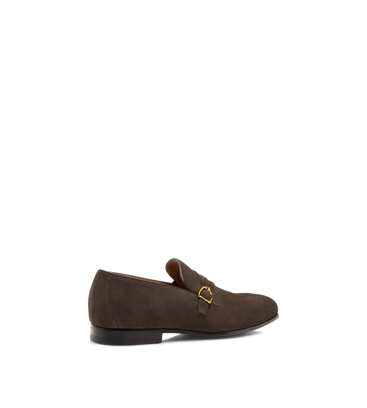 SUEDE GIGI TWISTED BAND BUCKLE LOAFER image number 2
