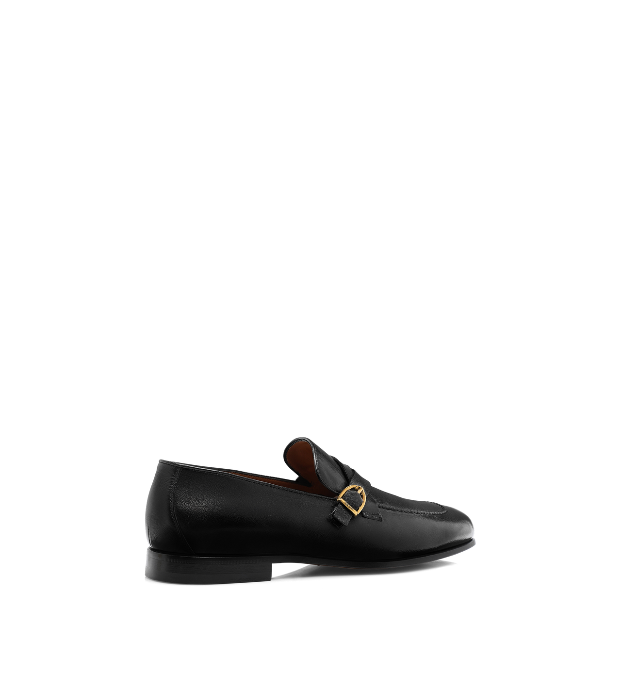 SUPPLE GRAIN LEATHER GIGI TWISTED BAND BUCKLE LOAFER image number 2