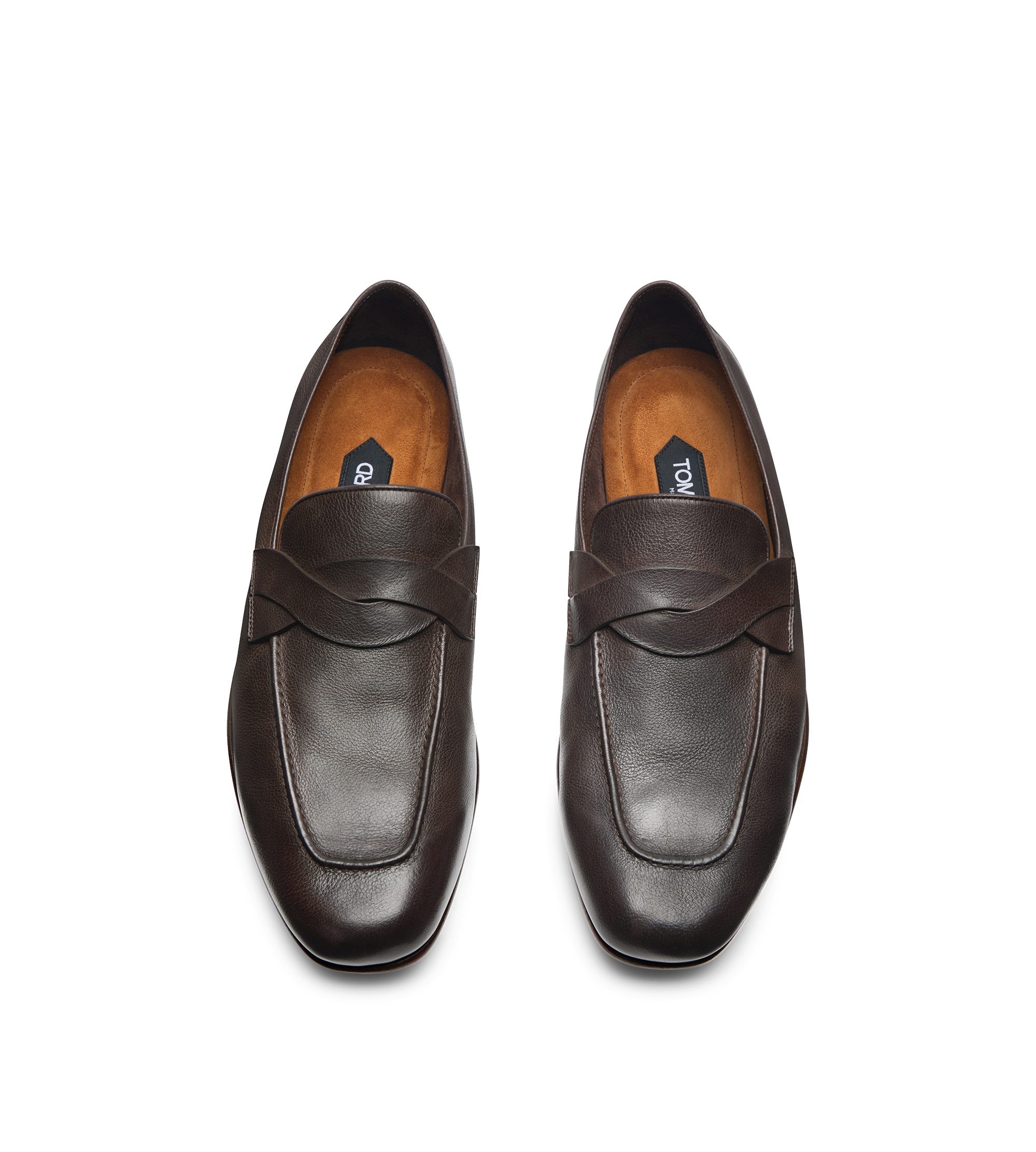 SOFT SUPPLE LEATHER GIGI TWISTED BAND LOAFER
