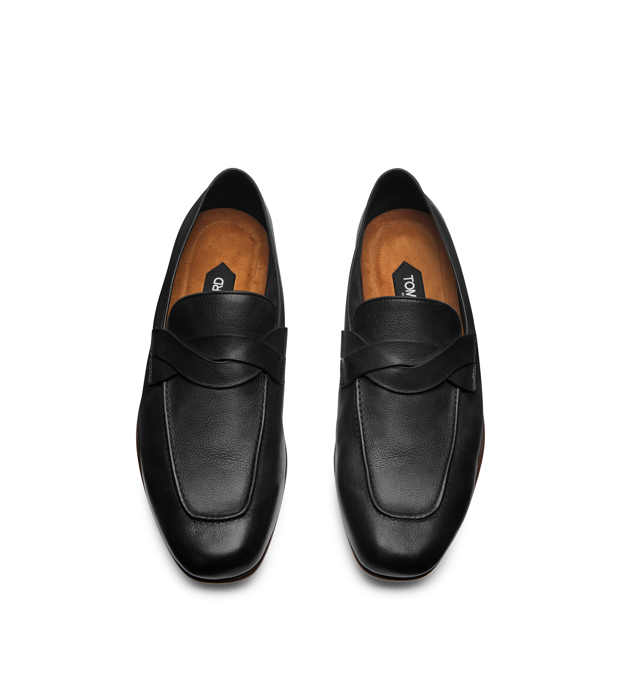 SOFT SUPPLE LEATHER GIGI TWISTED BAND LOAFER