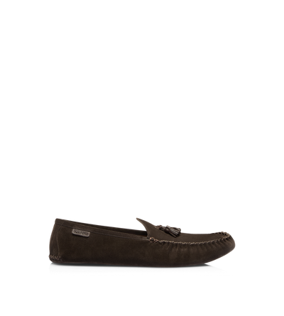 SUEDE AND WOOL LINED HOWARD INDOOR SLIPPER image number 0