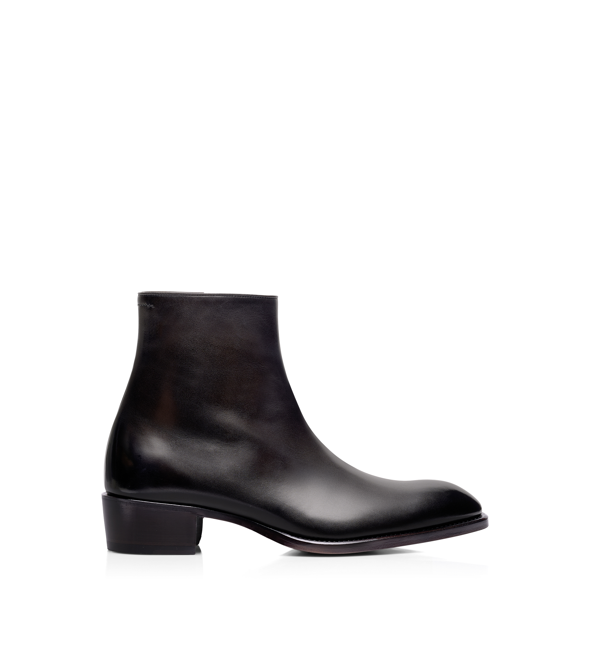 BURNISHED LEATHER VINCENT BOOT