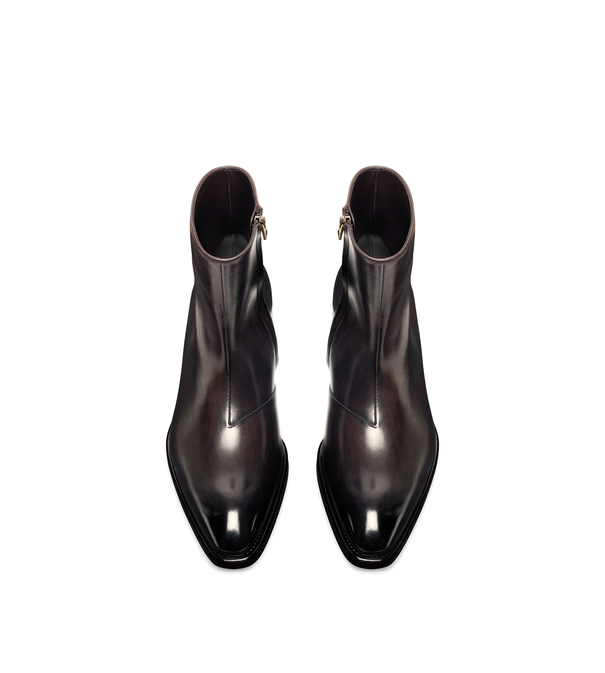 BURNISHED LEATHER VINCENT BOOT