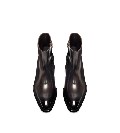 BURNISHED LEATHER VINCENT BOOT image number 1