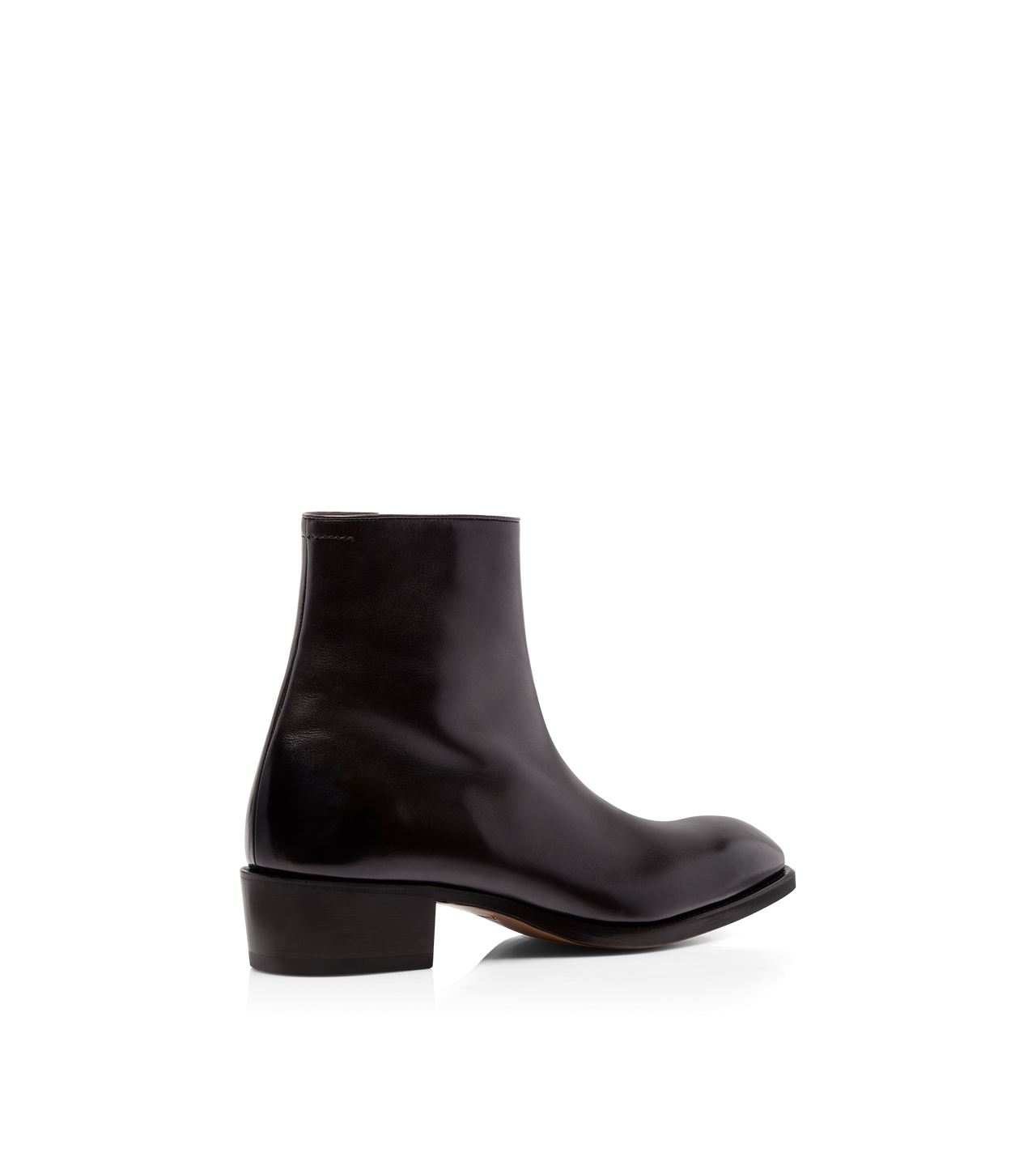 BURNISHED LEATHER VINCENT BOOT image number 2